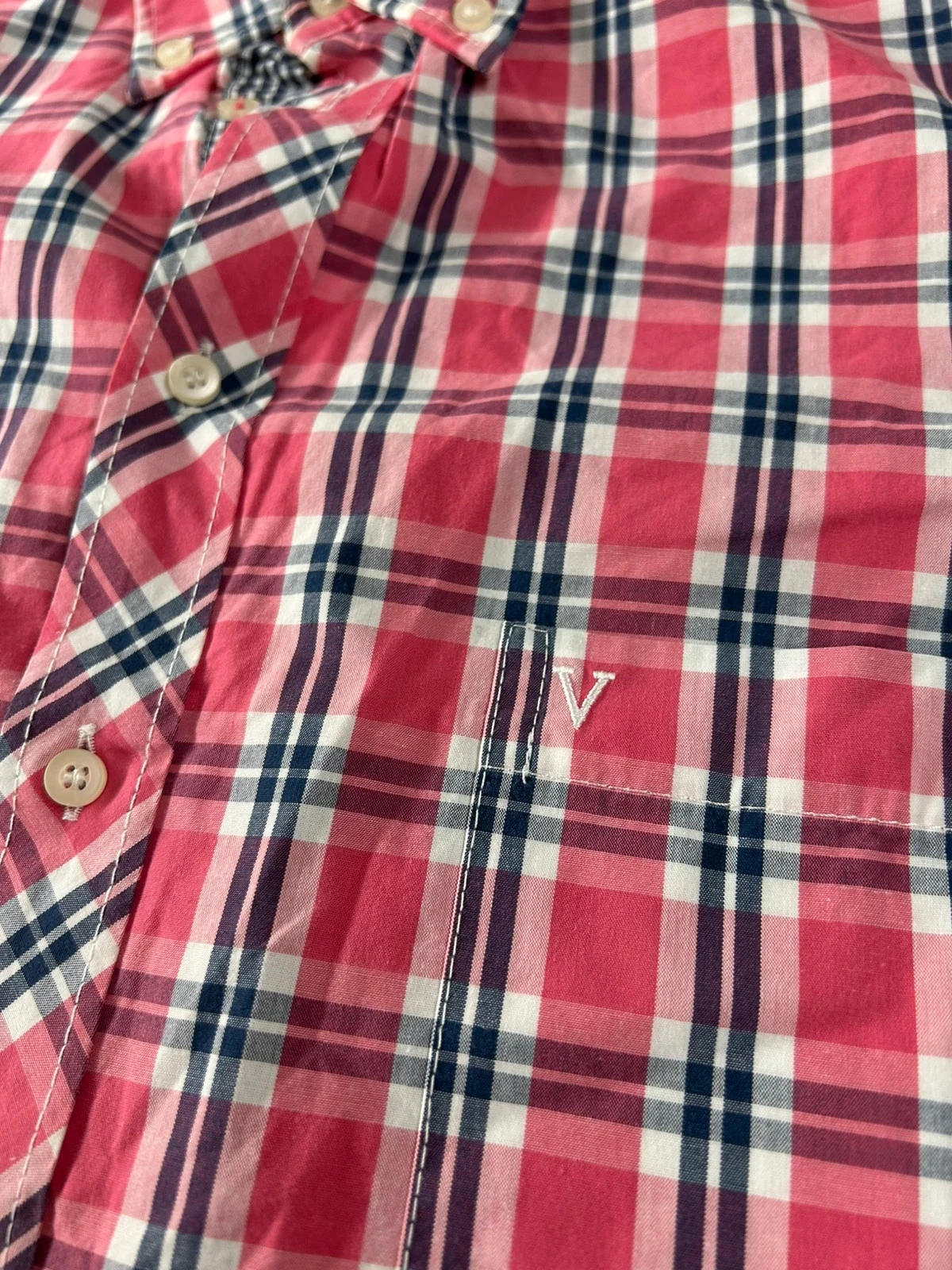 Camisa quadriculada de mangas curtas Marvelis tamanho M – photo 7